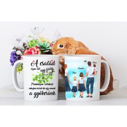 Egyedi családi bögre Kislány-Lány-Babalány