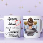 Gyönyörű babáim ellopták a szívem egyedi bögre