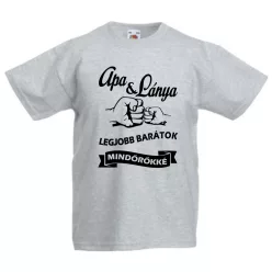 Apa Lánya legjobb barátok mindörökké férfi póló