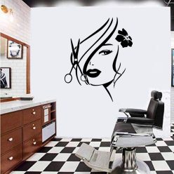 5. Fodrász szalon falmatrica