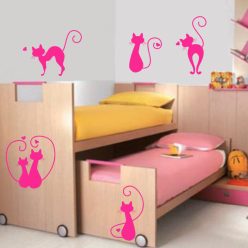   Cica-Kaland Garnitúra – Komplett Kreatív Falmatrica Szett Állatbarátoknak