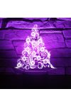 16. Karácsonyi 3D hatású led lámpa