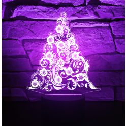 16. Karácsonyi 3D hatású led lámpa