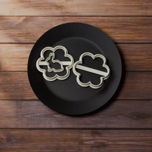 Tavaszi Rét – Nyuszi a Virágban Linzer Kiszúró