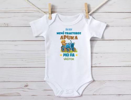 Én egy menő traktoros apuka pici fia vagyok baba body