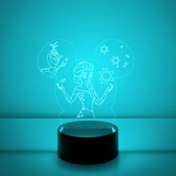 Jégvarázs 7 színű 3D LED lámpa