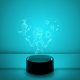 Jégvarázs 7 színű 3D LED lámpa