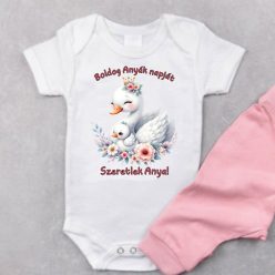 Boldog Anyák napját Hattyús baba body