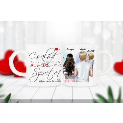 Család ahol az élet kezdődik Kisfiú, Baba egyedi bögre