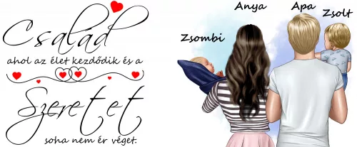 Család ahol az élet kezdődik Kisfiú, Baba egyedi bögre