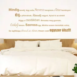 Mindig remélj, légy erős falmatrica