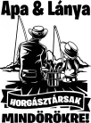 Apa és Lánya horgásztársak férfi póló
