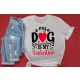My dog is my valentine női póló