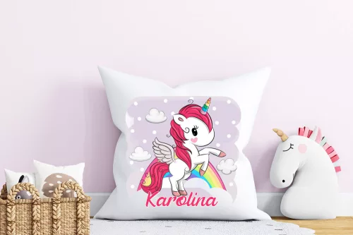 Unicornis 7 egyedi párna névvel