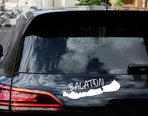 Balaton felirattal autós matrica