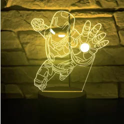Vasember LED éjjeli lámpa