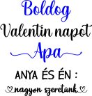 Boldog Valentin napot Apa baba body