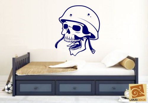 Sisakos koponya Horror falmatrica