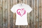 1. Lovas szíves névvel lányka póló