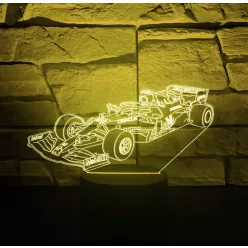 F1 Honda 3D hatású led lámpa