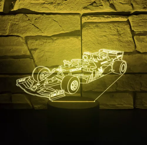 F1 Honda 3D hatású led lámpa