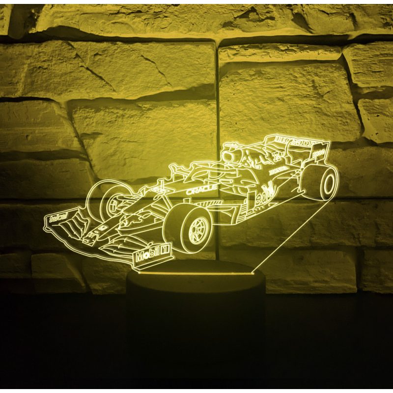 F1 Honda 3D hatású led lámpa