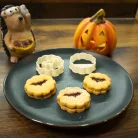 Denevér alakú linzer süti kinyomó forma