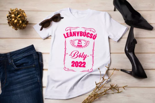Leánybúcsú női póló (2.változat)