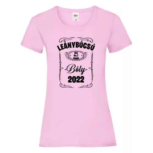 Leánybúcsú női póló (2.változat)