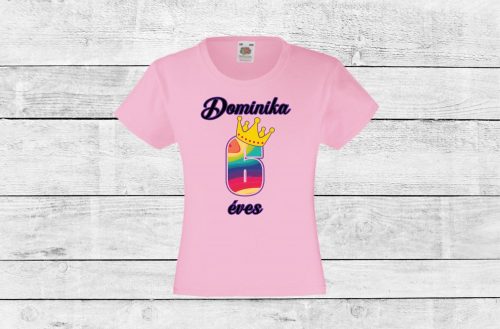 Koronás szülinapi póló