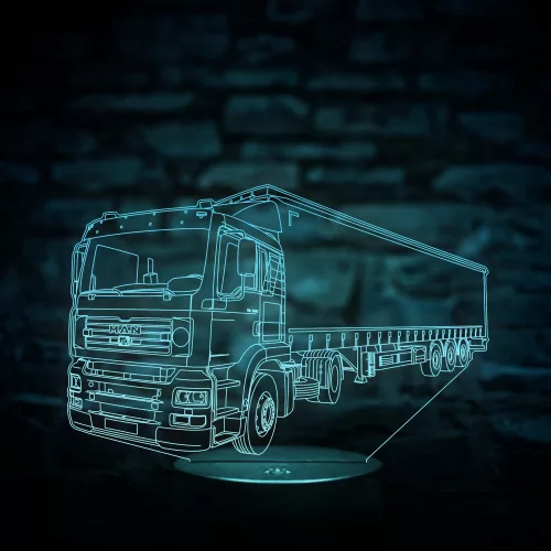 MAN TGA Kamion 3D led lámpa