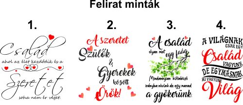 Család ahol az élet kezdődik bögre Kisfiú-Babafiú