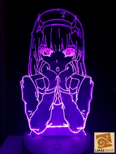 Anime 7 színű 3D LED lámpa