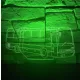 Ikarus 396 3D hatású led lámpa
