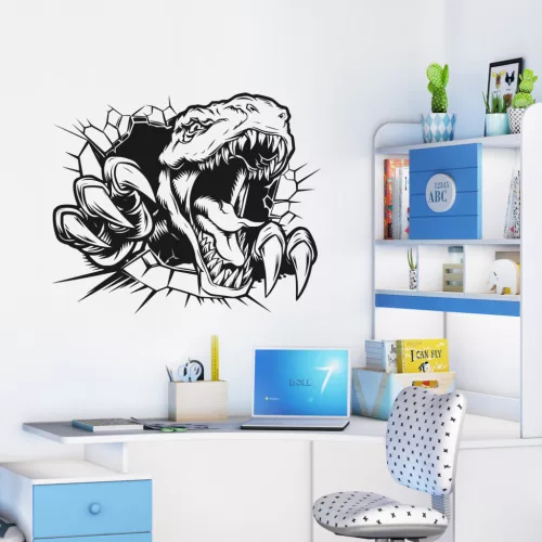 T-Rex Kitörés Falmatrica 3D hatású