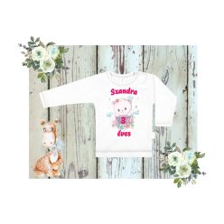 2. Cicás szülinapi hosszú ujjú póló névvel 