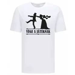 Vége a játéknak férfi póló