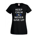 Keep Calm and Never Give Up
