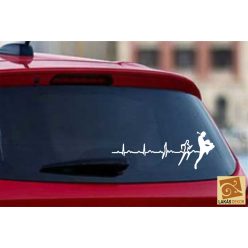 Muay Thai autós matrica