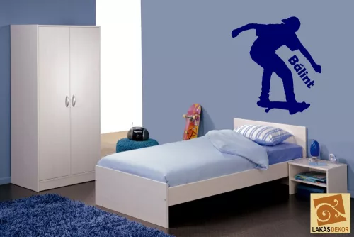Gördeszkás 3 falmatrica