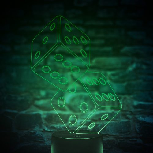 Dobókockák 3D led lámpa