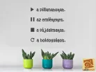 Lejátszani a pillanatokat falmatrica (2. változat)
