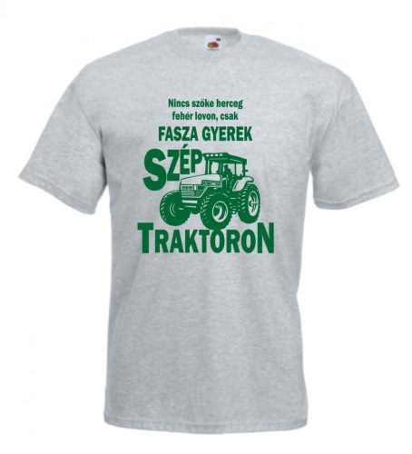 Nincs szőke herceg fehér lovon, traktoron Férfi Póló, egyedi póló