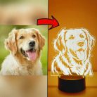 Egyedi 3D LED lámpa képpel, névvel vagy saját mintával – személyre szabott hangulatvilágítás