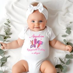   Anyukám Szuper Fodrász baba body – személyre szabott felirattal