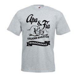 Apa Fia legjobb barátok mindörökké férfi póló