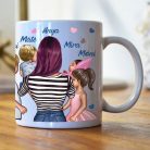 A világnak egy anya vagy egyedi bögre Nagyfiú, Kisfiú, Baba, Lány