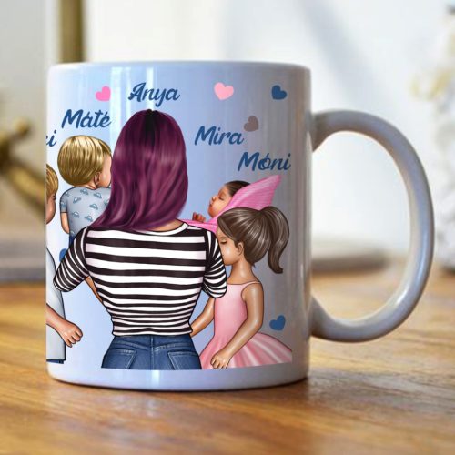 A világnak egy anya vagy egyedi bögre Nagyfiú, Kisfiú, Baba, Lány