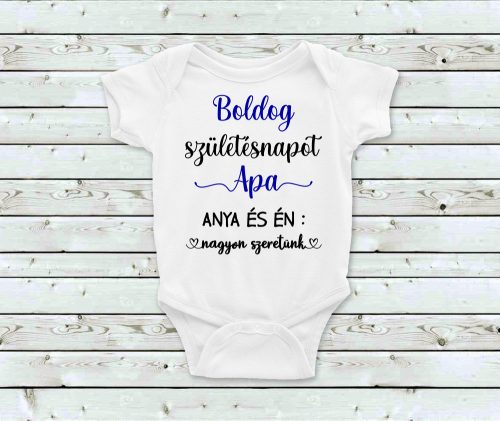 2. Boldog születésnapot apa Baba body