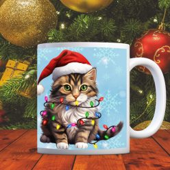   Karácsonyi cicás bögre – Ünnepi meglepetés állatbarátoknak